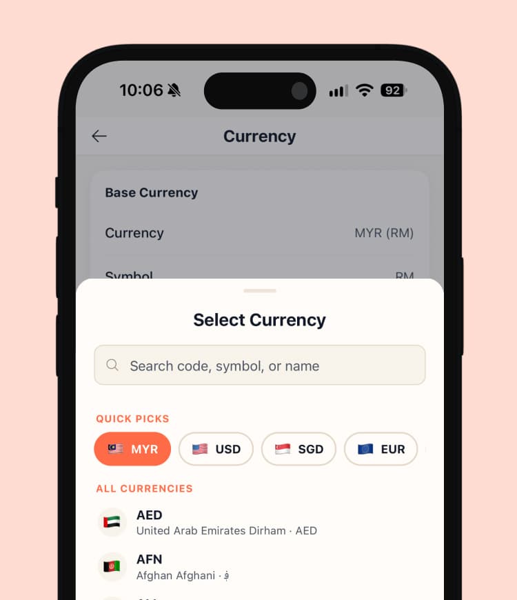 Manage Multiple Currencies